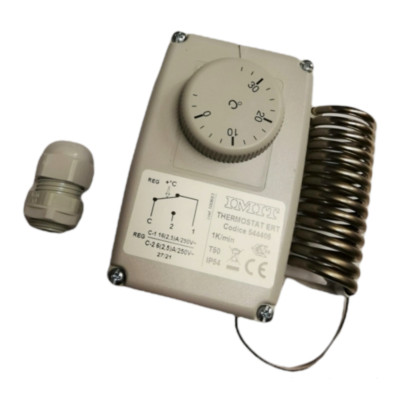 IMIT ADJUSTABLE THERMOSTAT WATERPROOF CASE 0-40 ° C ERT IP54 544404 BOILER