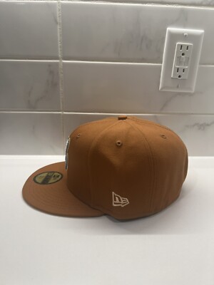New Era 59FIFTY Montreal Expos Silver Fox Rust Cap Hat Fitted Size