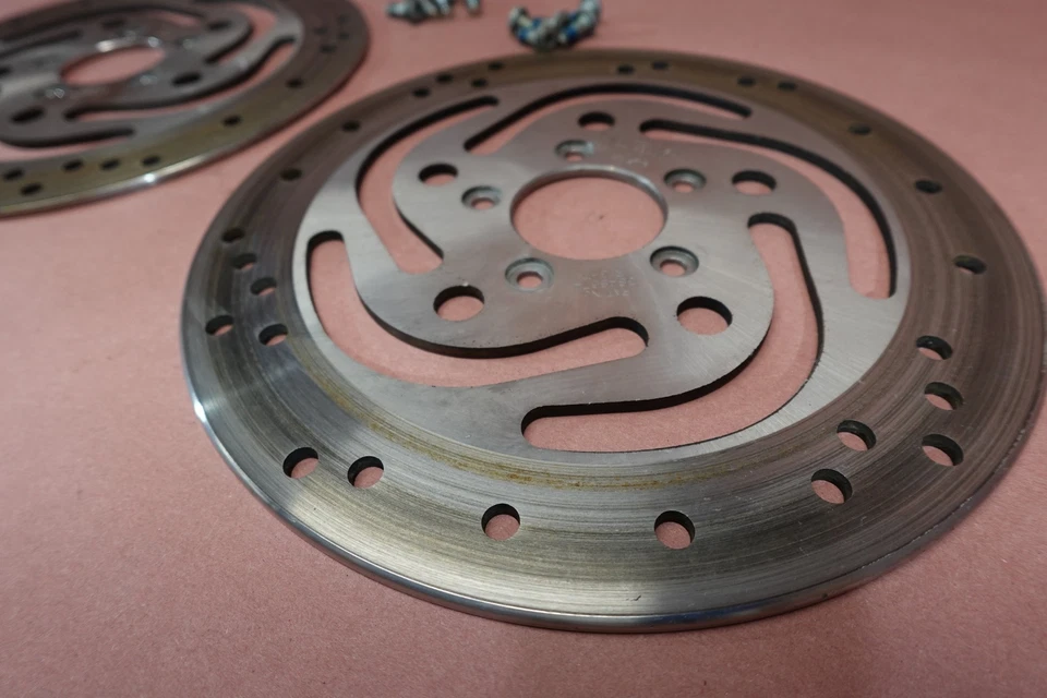 Discos de rotor de freno delantero Harley Davidson Dyna Super Glide FXDXI 2001-2006 Foto 3 de 4