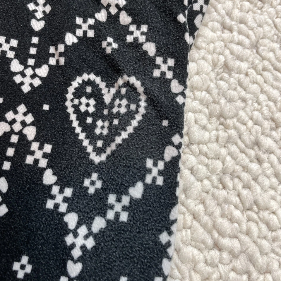 Leggings Mudd Niñas Talla 10 Negro Blanco Patrón Tribal Suave Salón Informal 2x24 Foto 4 de 4