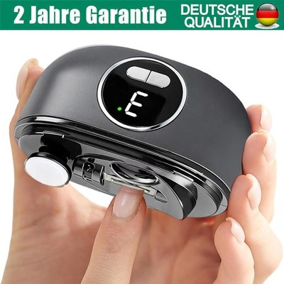 2 in 1 Nagelschneider Elektrischer Nagelknipser Cutter Fingernagel Zehennägel DE