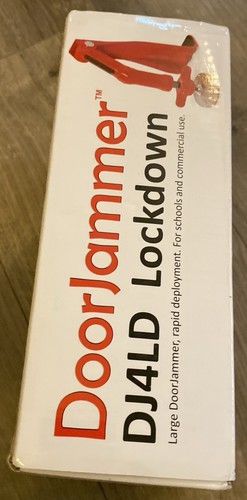 Safety DoorJammer Lockdown DJ4LD Door Lock Brace School Business Home Security - Picture 4 of 16
