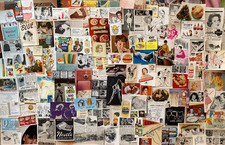Lot ~125+ Tiny Ads & Cutouts~1950s~ephemera~Collage~Scrapbook~Junk Journals!