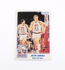 1983-84 Star Co. NBA All-Star Game Jack Sikma #24 Nm/Mt