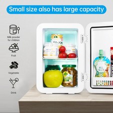 Aoresac Mini Fridge 8 Litre Touch Screen Thermoelectric Fridge For