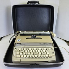Smith Corona Coronet Automatic 12 Electric Typewriter Case Working With Ribbon thumbnail