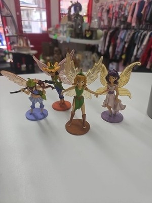 Disney Tinker Bell Fairies Pixie Hollow Cake Toppers Lot Of 4 Figures