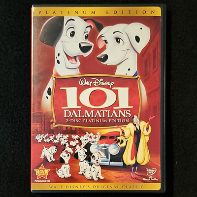 Walt Disney Studios 101 Dalmatians Platinum 2-Disc DVD NTSC G 79m 2008