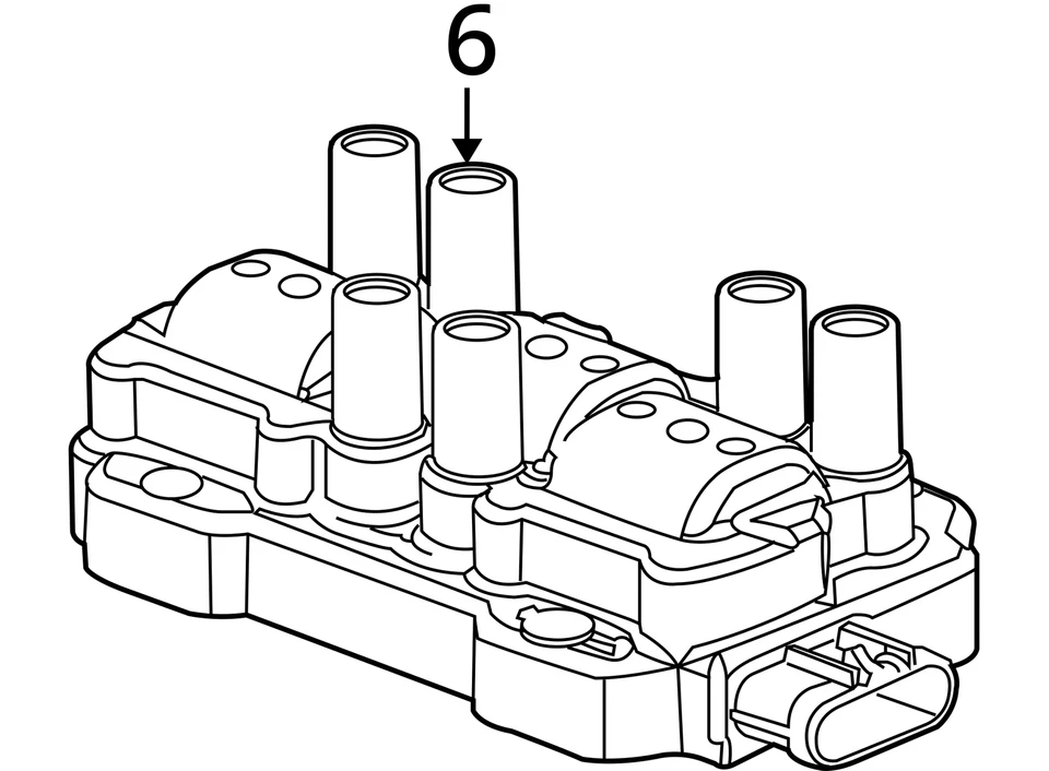 Chevrolet Express 1500 2014 paquete de bobina de encendido VO1KQ Foto 4 de 4