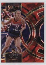 2024 Panini Select WNBA Premier Level Red Ice Prizm Celeste Taylor #128 1d0x