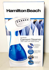 Hamilton Beach Handheld Garment Steamer With 1000 Watt Steam Pump