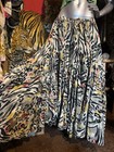 Indian 100% Cotton Green Tiger Safari MAXI African Boho Tropical Forest Skirt — photo 4