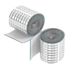 3920 Pcs Mirror Mosaic Tiles Disco Ball Tapes Stickers Decorative Squares