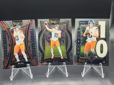 2024 Panini Select Bo Nix Turbo Charged RC, Numbers RC, Concourse Rookie Broncos