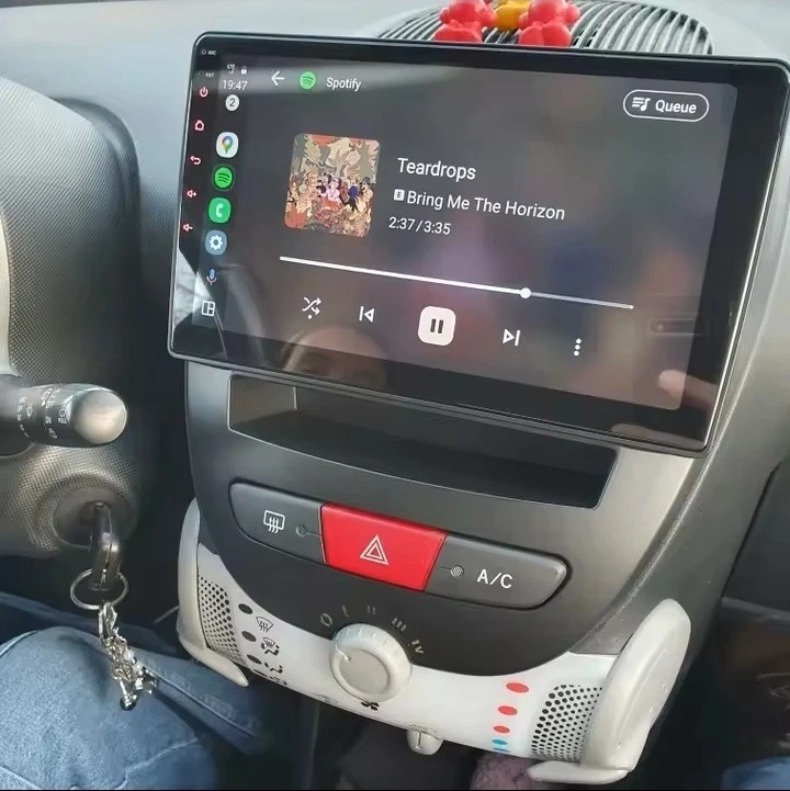 Autoradio stereo Android 10 Pollici per Citroen C1 Peugeot 107 Toyota Aygo - Immagine 4 di 4