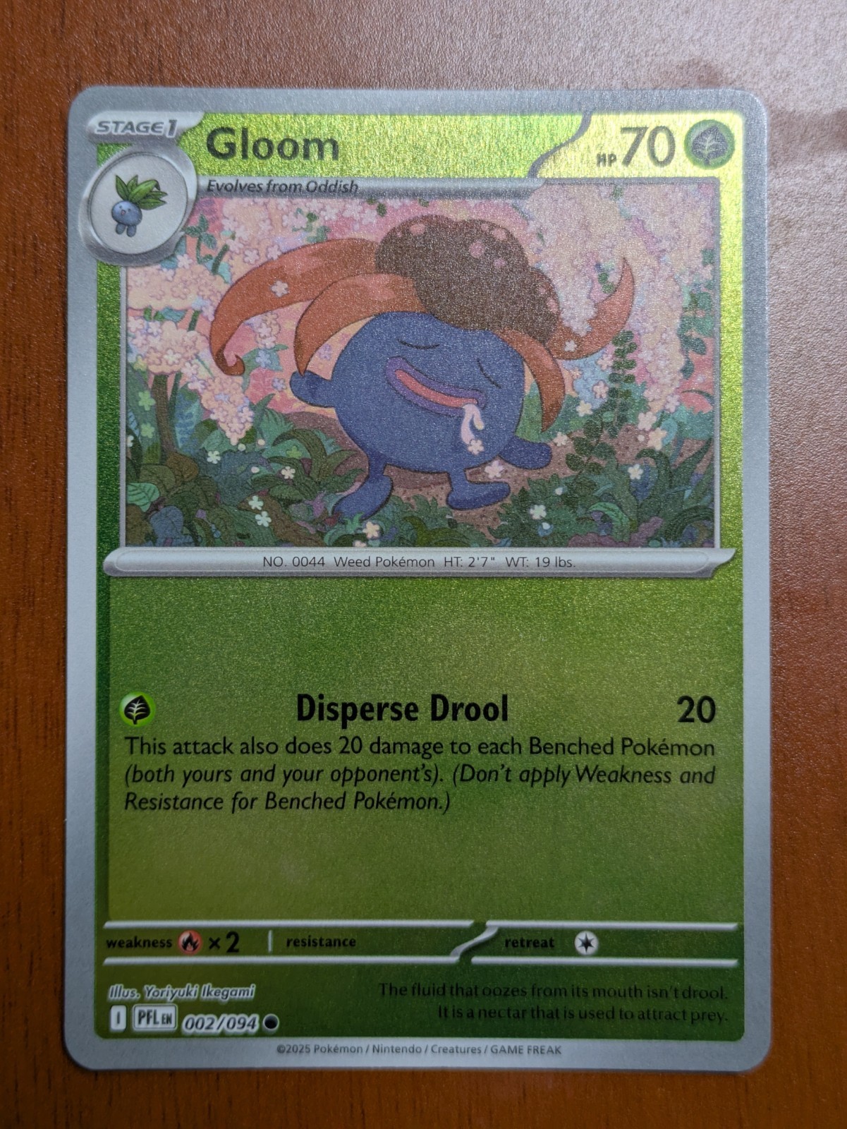 TCG Gloom #002/094 Reverse Holo, Pokemon Phantasmal Flames
