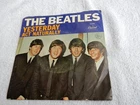 ROCK / POP  THE  BEATLES "YESTERDAY"  "7" 45 RPM  RECORD &SLEEVE