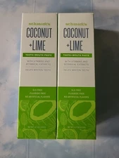 Lot of 2 Schmidt's Coconut-Lime Toothpaste  Vitamins + Botanicals 4.7 oz
