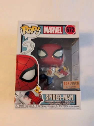 Funko Pop Spider-Man 672 Box Lunch Exclusive Pizza Pi Marvel 2020