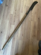 Vintage Bulldog Long handled Slasher Sickle Billhook Garden Old Tool vgc
