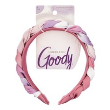 Goody Ouchless Headband For All Hair Types - Watercolor, Pink - Comfort Fit for