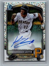 2025 Bowman #CPA-KG Konnor Griffin Chrome Prospect Auto Speckle Refractor #/299