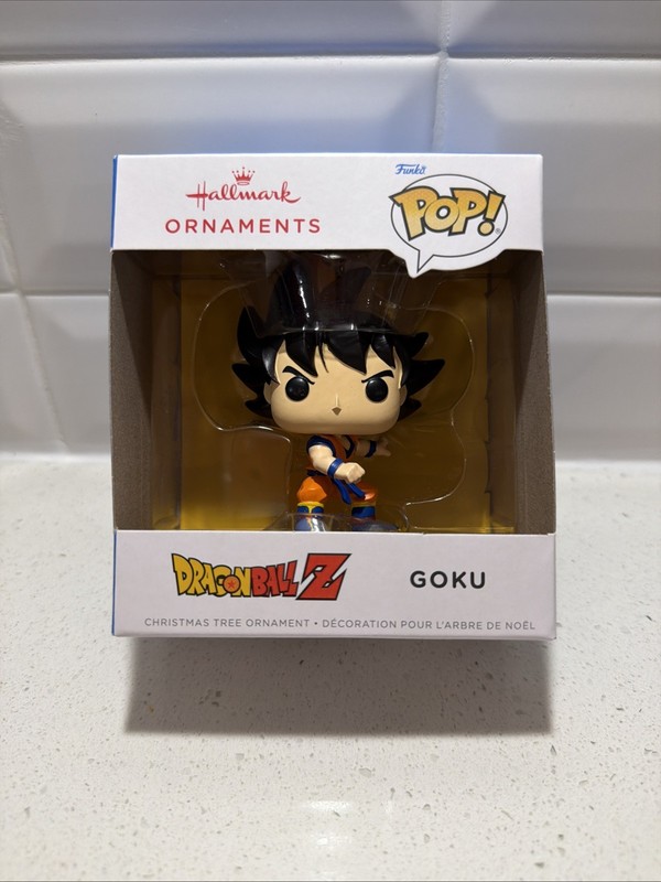 Brand NEW in Box Funko POP! Hallmark Christmas Tree Ornament Dragonball Z Goku