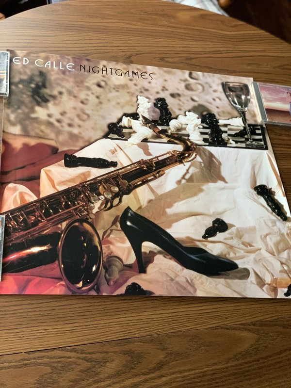 Ed Calle 1986 Nightgames Promo Poster  Saxophone Smooth Jazz