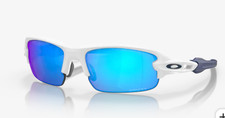 Sunglasses Oakley Junior OJ9008 - 0758 White Frame Prizm Sapphire Lens XXS