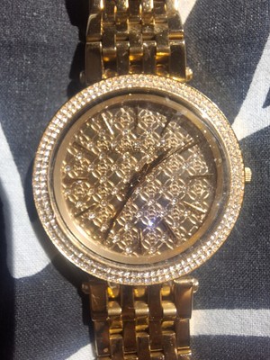 Elegantes Michael Kors Damenuhr in Goldton 