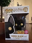 Funko Pop Harry Potter #73 Sirius Black as Pad foot FLOCKED Hot Topic Exclusive