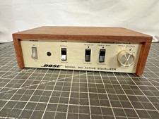 Vintage Bose 901 Active Equalizer   Wood Case   Serial 06498   USA