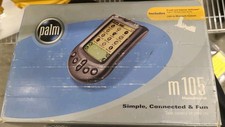 Palm m105 Handheld PDA Organizer Original Box Vintage Palm OS Untested