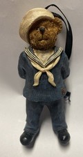 2004 Boyd's Collection Sailor Bear Christmas Ornament 3.5” Ribbon Hanger