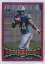 2012 Topps Chrome BCA Refractor 66/399 Lamar Miller #38 1e9z