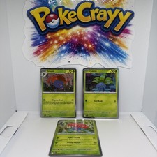Pokemon TCG Oddish 001 Gloom 002 Vileplume 003 Cosmo Holo Promo Set Of 3 NM