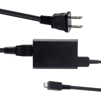 Power Charger Adapter Set for PS Vita 2000 Slim - AC Adapter & Cable Included