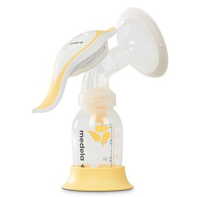 Medela Harmony Manual Breast Pump - Compact Swiss design featuring PersonalFit F