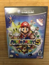 Mario Party 5 Nintendo GameCube 2003 Complete in Box (CIB) -Tested Working Clean