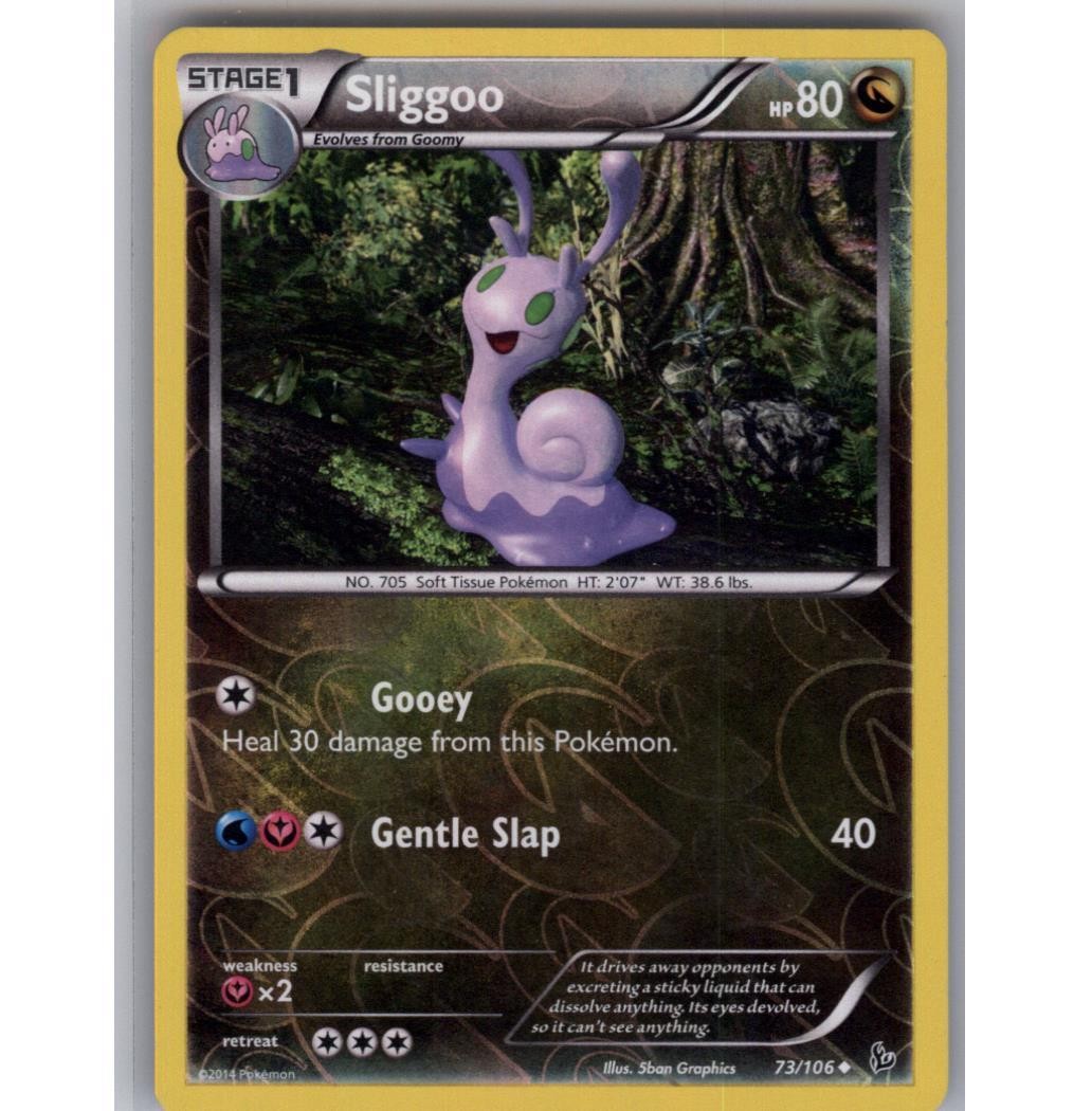 Sliggoo Reverse Holo Uncommon XY - Flashfire 73/106 NM