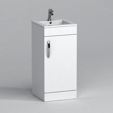 400mm Bathroom Vanity Unit Cabinet Sink Wall Hung & Floor Standing Cloakroom
