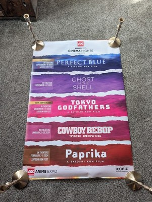 Anime Expo (AX) Cinema Nights Film Series Poster Ds 27x40 Perfect Blue Cowboy 