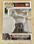 Funko Pop! Television The Boys Translucent Common Vinyl Figure #981 - NIB