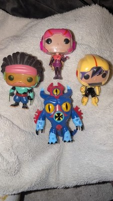Funko Pop! Vinyl Big Hero 6 Lot Go Go Tomago Fred Honey Lemon Wasabi No Ginger