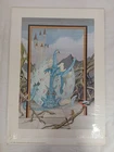 Flying Art Print Vintage PSB03 Daphne Blue DRAGON STEPHEN BONNER Fantasy