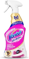 Vanish Gold Oxi Action Upholstery & Carpet Cleaner, Stain Remover Spray, 500 ml 7.86 per litre