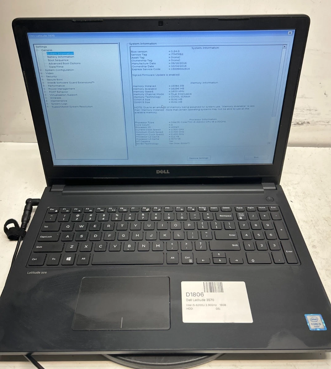 Dell Latitude 3570 PC Laptops & Netbooks for Sale | Shop New