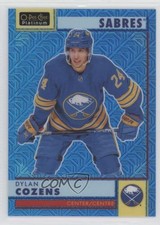 2022-23 O-Pee-Chee Platinum Retro Blue Traxx 101/199 Dylan Cozens #R-46 q2c