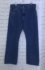 Levi's 517 Jeans Men's 38x32 Slim Fit Boot Cut Blue Denim
