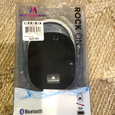 Maxpower MPD321 Rock On Portable Speaker Bluetooth AUX Input Black NEW IN BOX